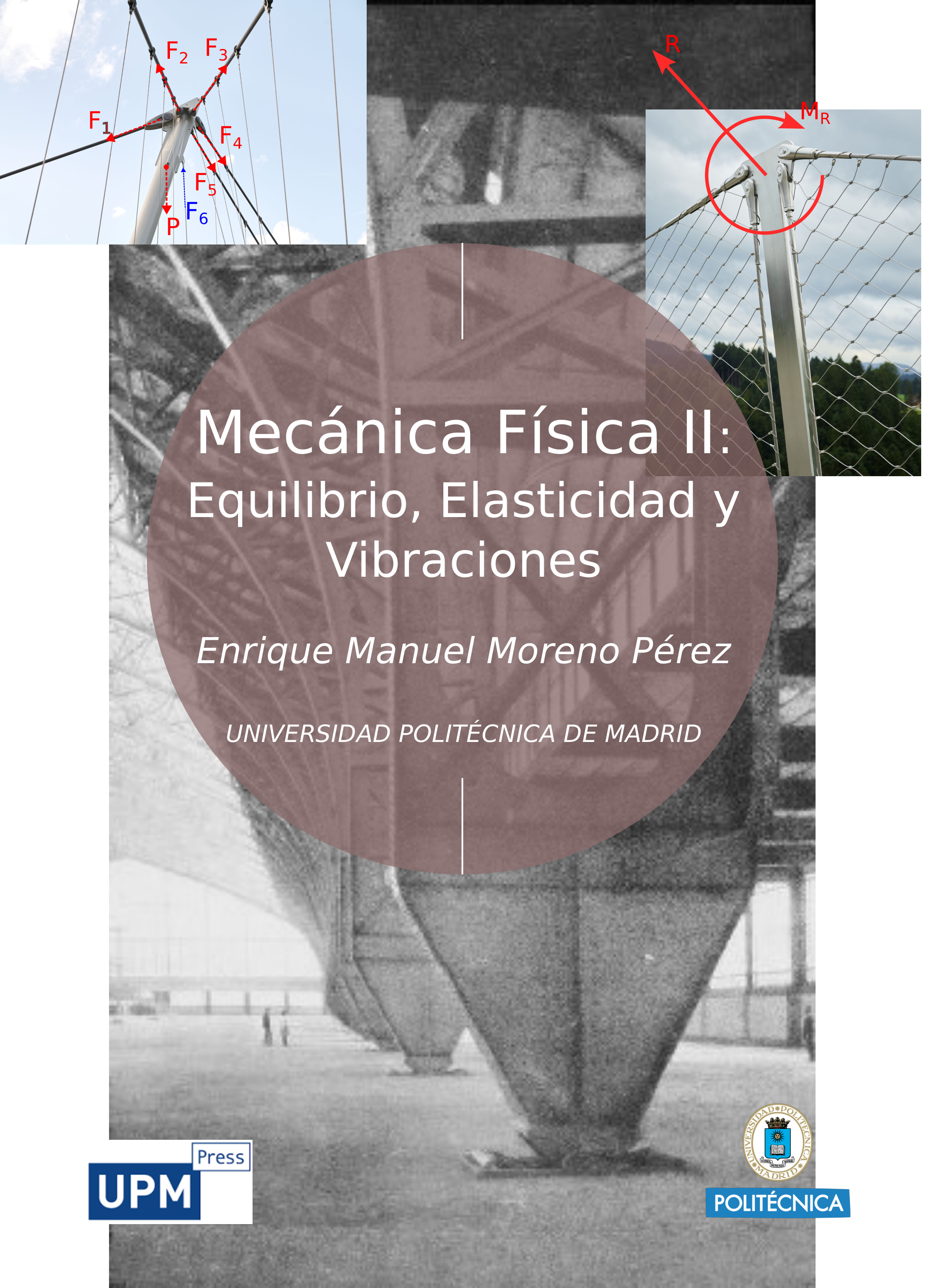 Portada de Mecánica Física II: Equilibrio, Elasticidad y Vibraciones